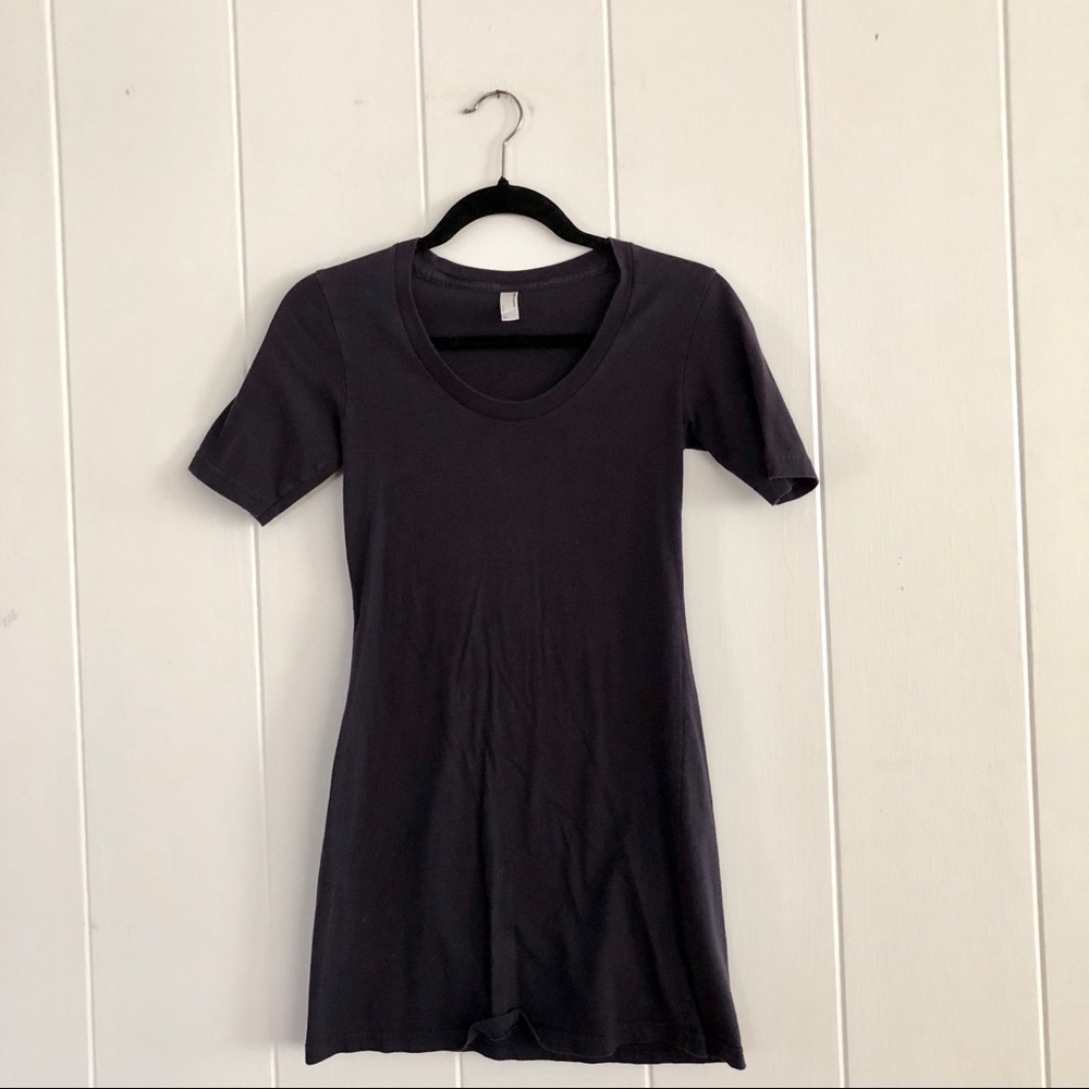American Apparel navy t-shirt dress